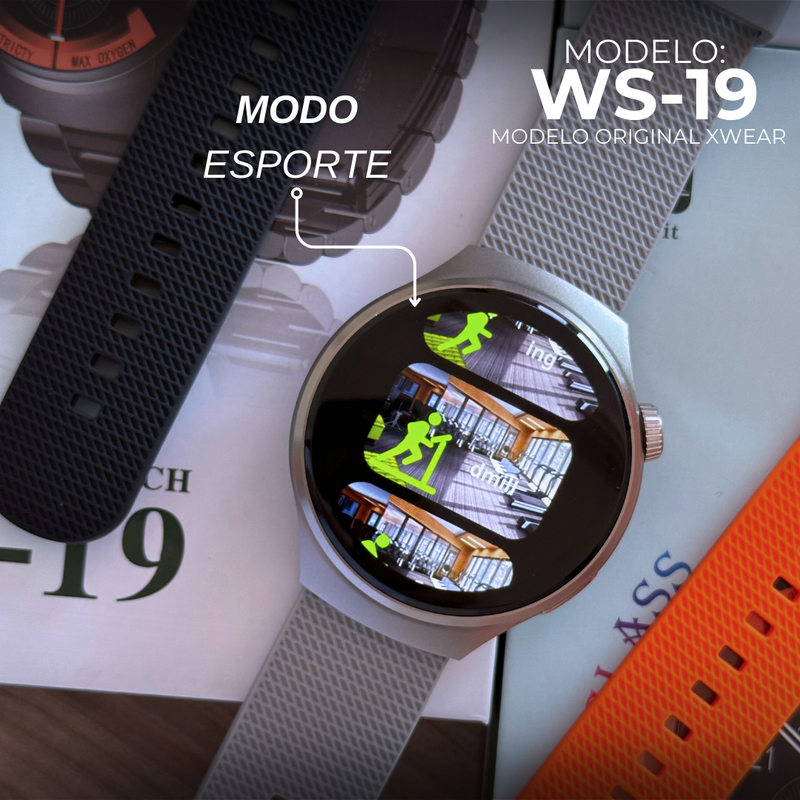 O Modelo Ws 19 e o primeiro modelo con design redondo com 3 pulseiras