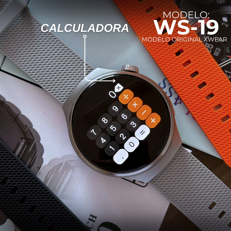 O Modelo Ws 19 e o primeiro modelo con design redondo com 3 pulseiras