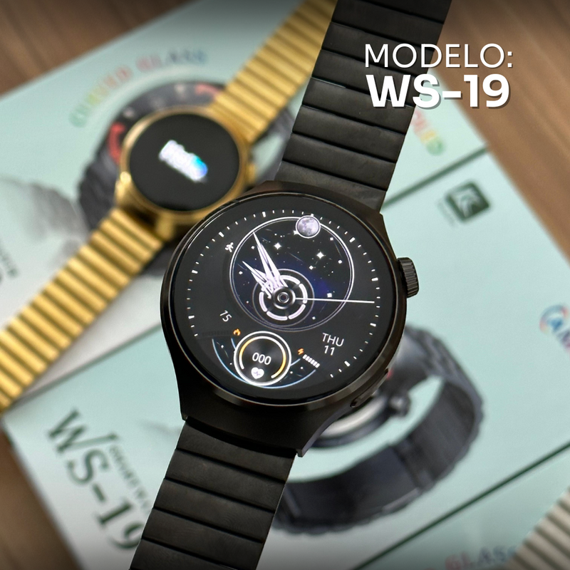 O Modelo Ws 19 e o primeiro modelo con design redondo com 3 pulseiras