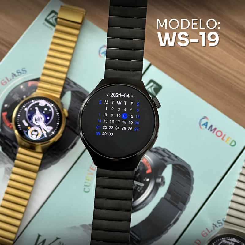 O Modelo Ws 19 e o primeiro modelo con design redondo com 3 pulseiras