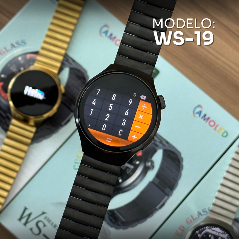 O Modelo Ws 19 e o primeiro modelo con design redondo com 3 pulseiras