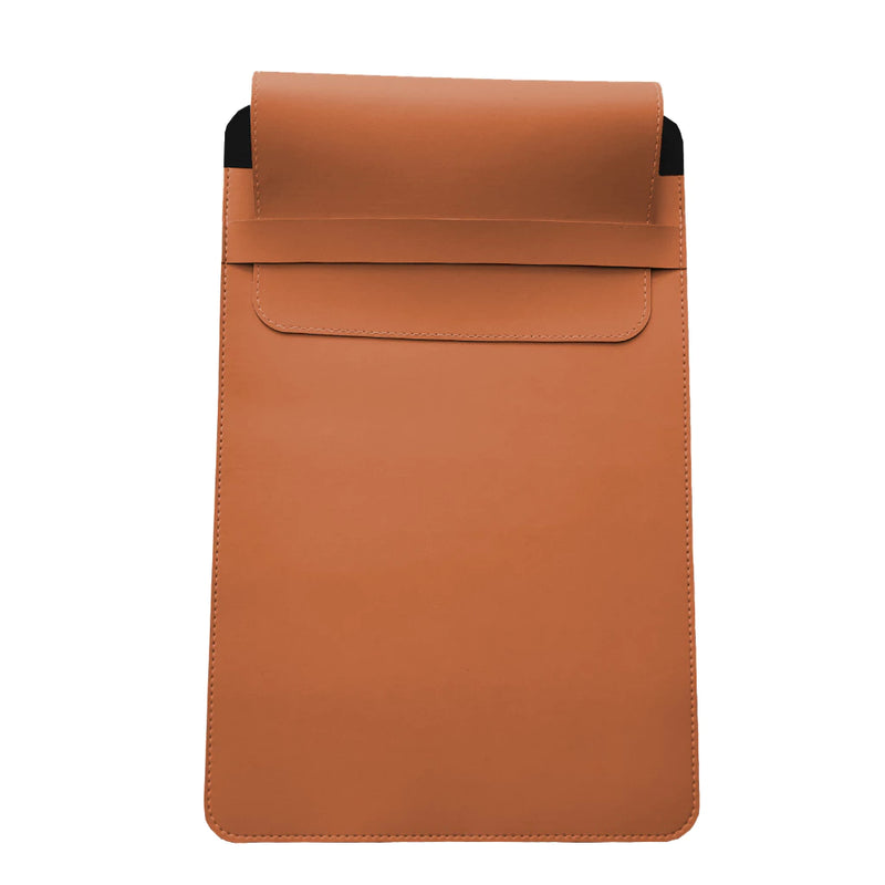 Luvas Pasta Capa Case Para Notebook Couro Caramelo