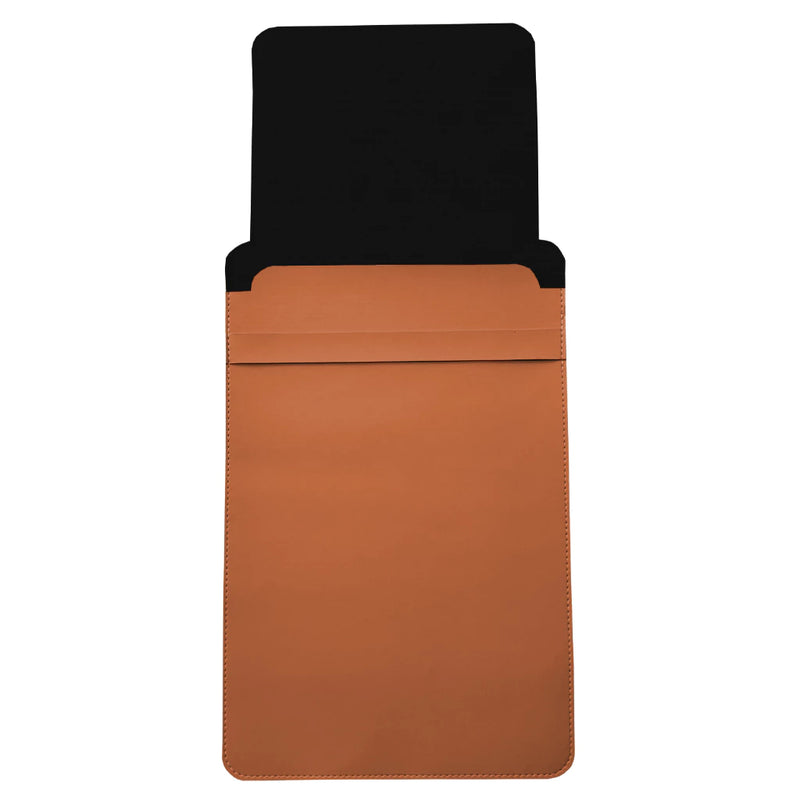 Luvas Pasta Capa Case Para Notebook Couro Caramelo